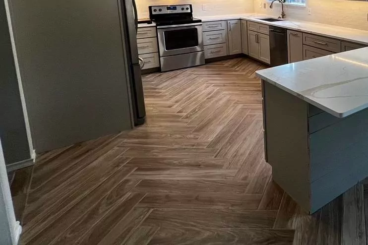 Wood-look flooring