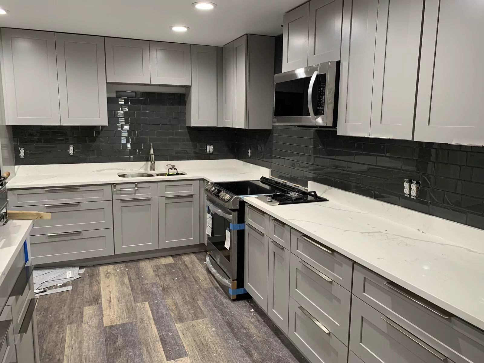Charcoal kitchen by Flip Fixer