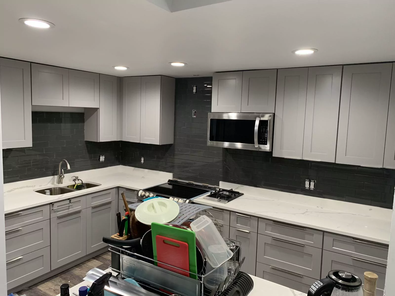 Charcoal kitchen by Flip Fixer