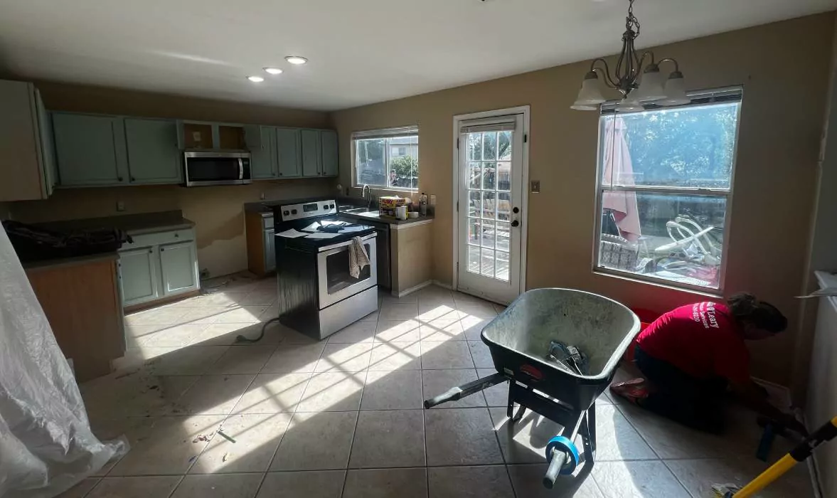 Kitchen before the remodel